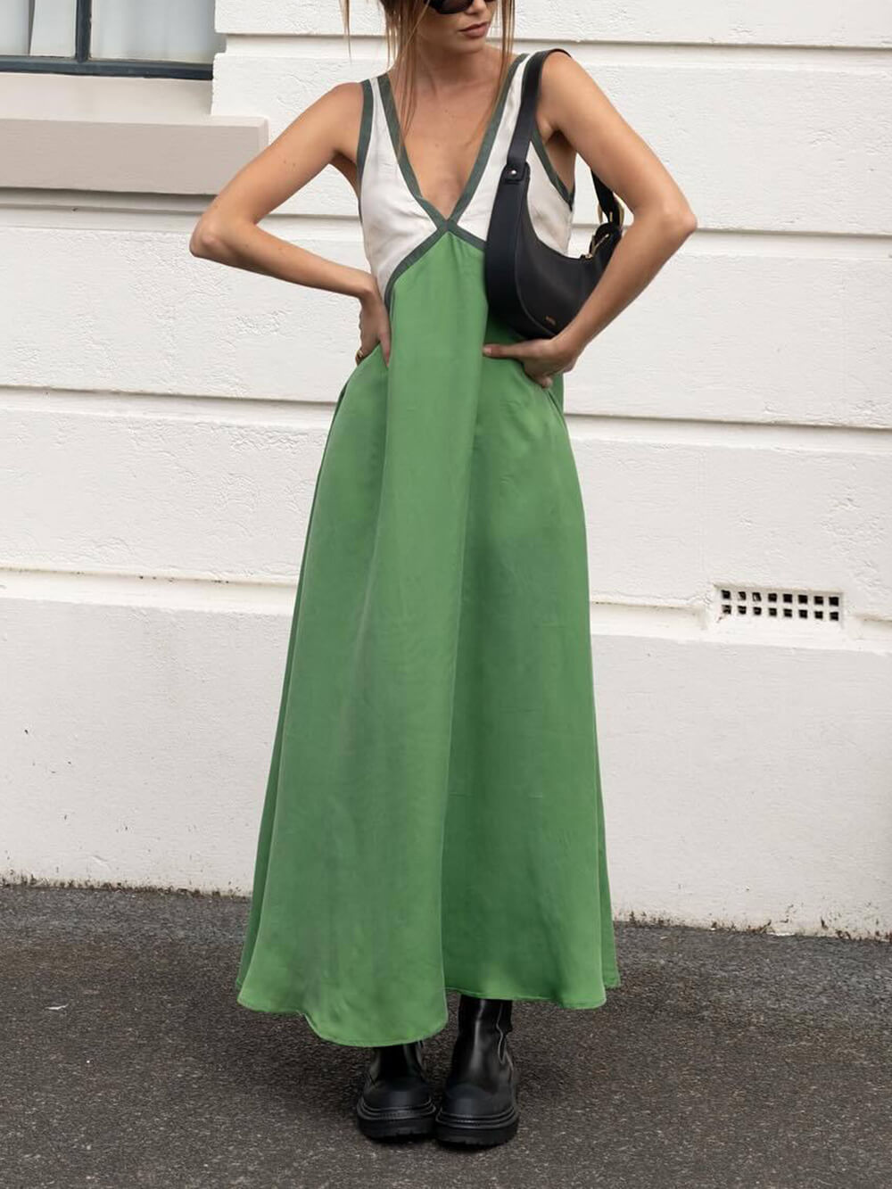 Isa™ - Kleid mit V-Ausschnitt
