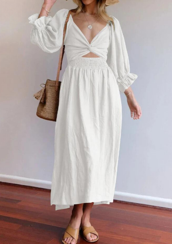 Madelyn™ | Kleid mit gerüschten Ärmeln