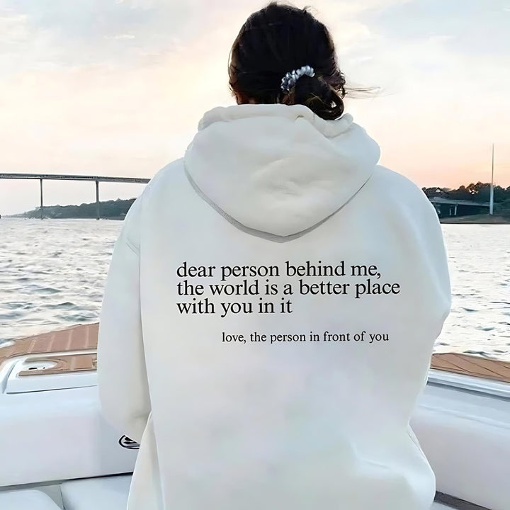 Frieda™ - Gemütlicher Buchstaben-Pullover-Hoodie