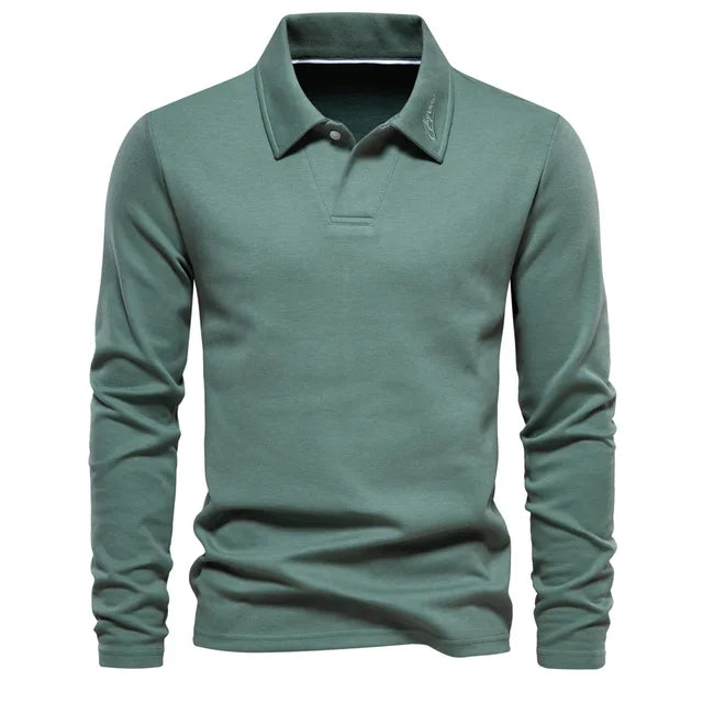 Sebastian™ - Langarm-Poloshirt