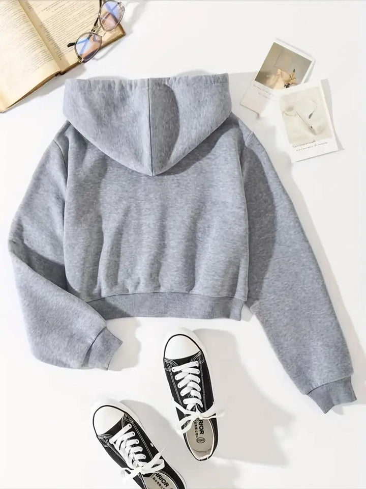 Ursula™ - Gekürzter Hoodie mit Reißverschluss