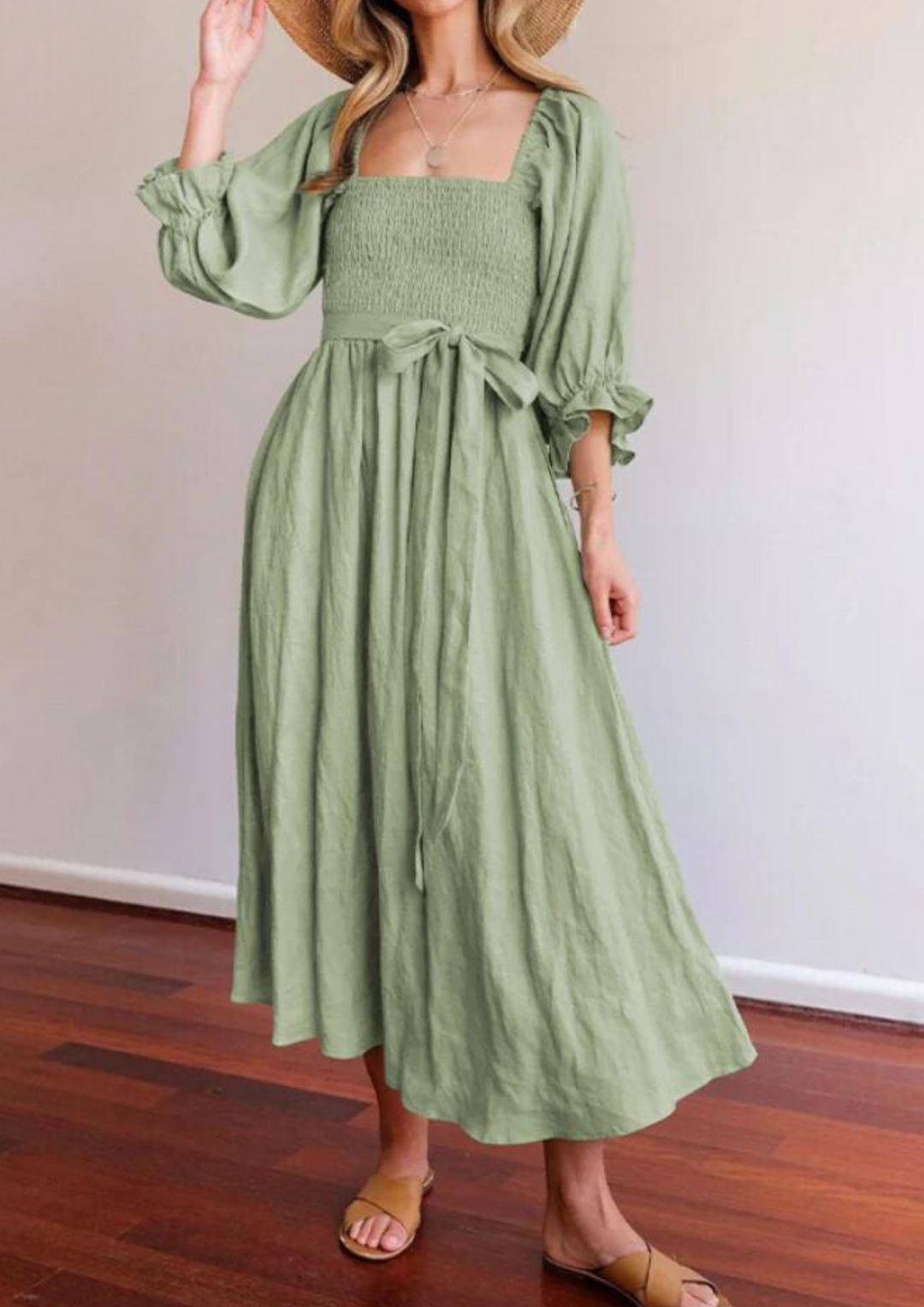 Madelyn™ | Kleid mit gerüschten Ärmeln
