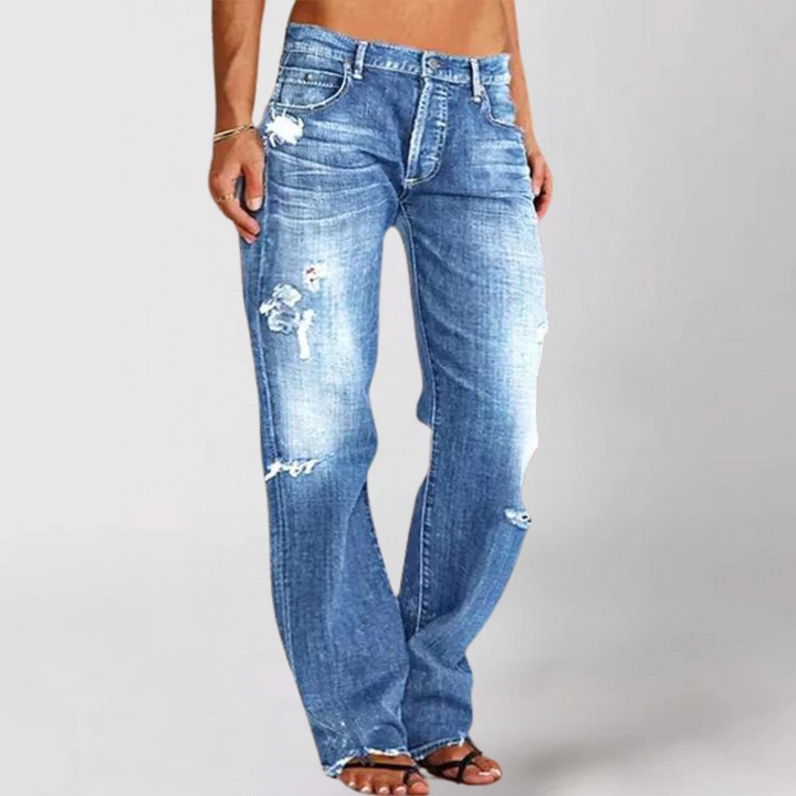 Daniela™ - Lockere weit geschnittene Denim Jeans für Damen
