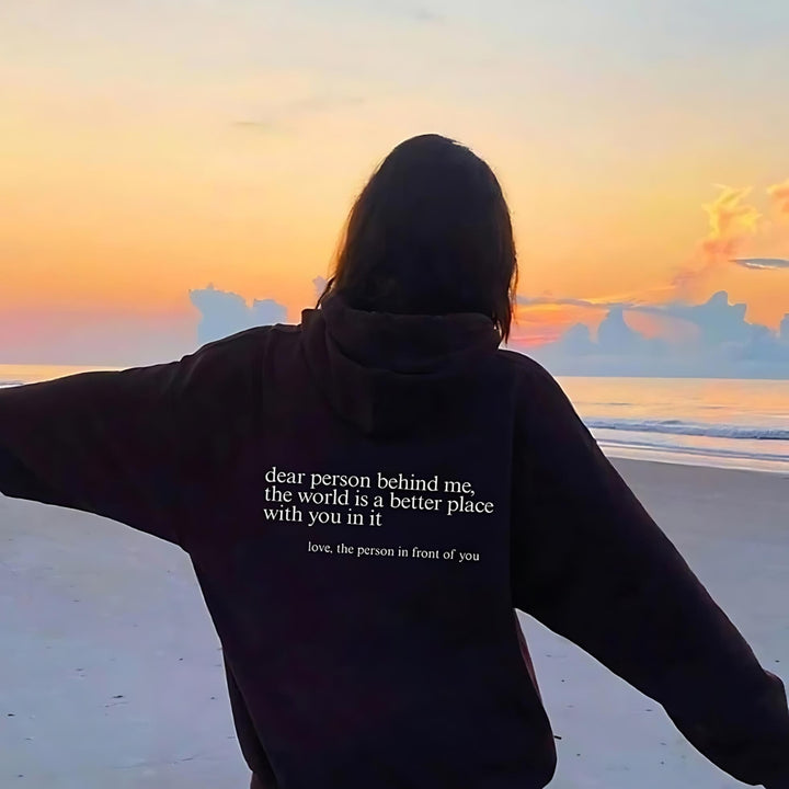Frieda™ - Gemütlicher Buchstaben-Pullover-Hoodie