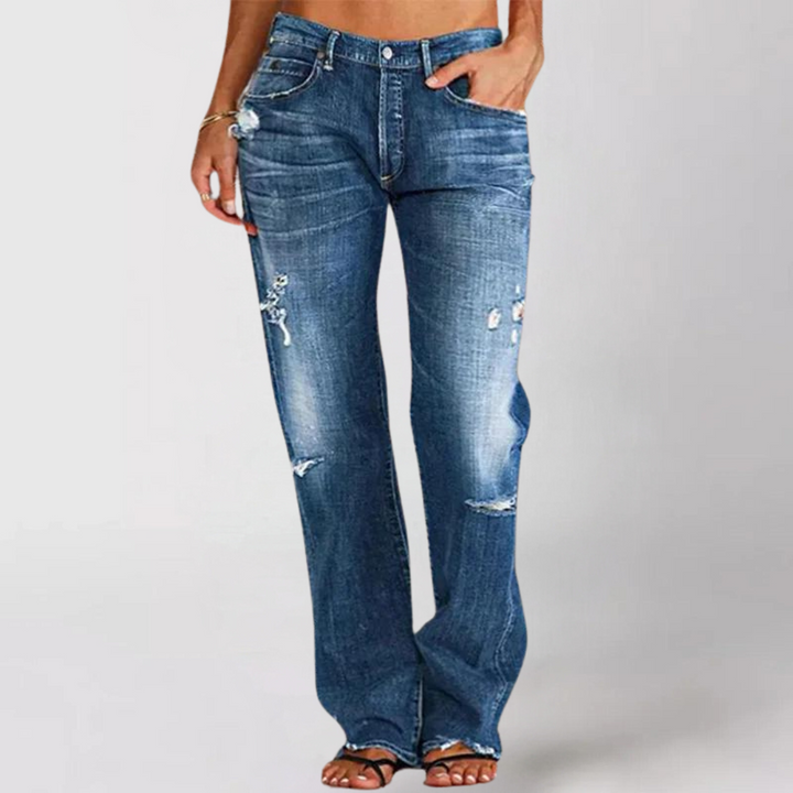 Daniela™ - Lockere weit geschnittene Denim Jeans für Damen