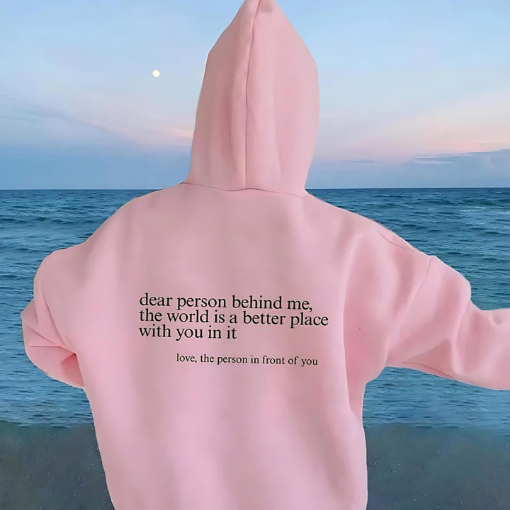 Frieda™ - Gemütlicher Buchstaben-Pullover-Hoodie