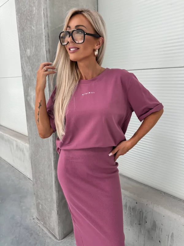 Gisela™ - Freizeitanzug Mit Nadelstreifenrock