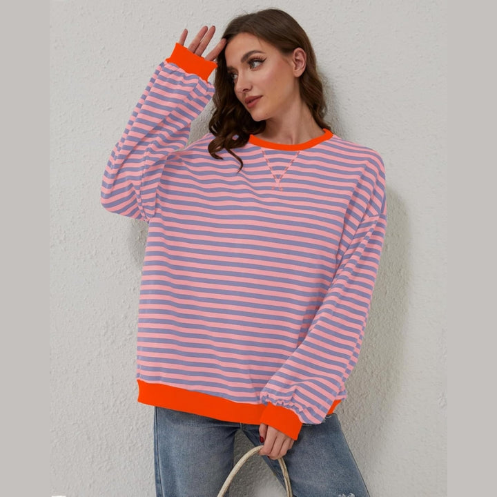 Yvonne™ - Oversize Gestreifter Pullover