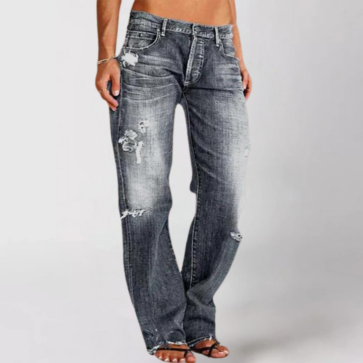 Daniela™ - Lockere weit geschnittene Denim Jeans für Damen