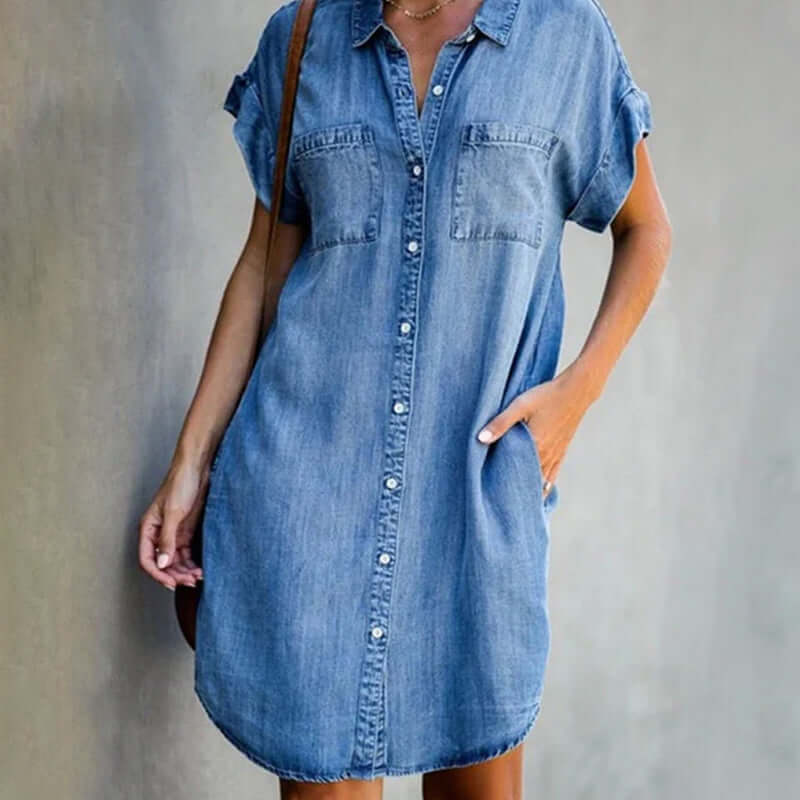 Celine™ - Denim Kleid