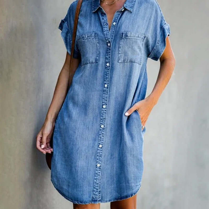 Celine™ - Denim Kleid