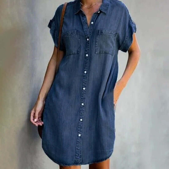 Celine™ - Denim Kleid