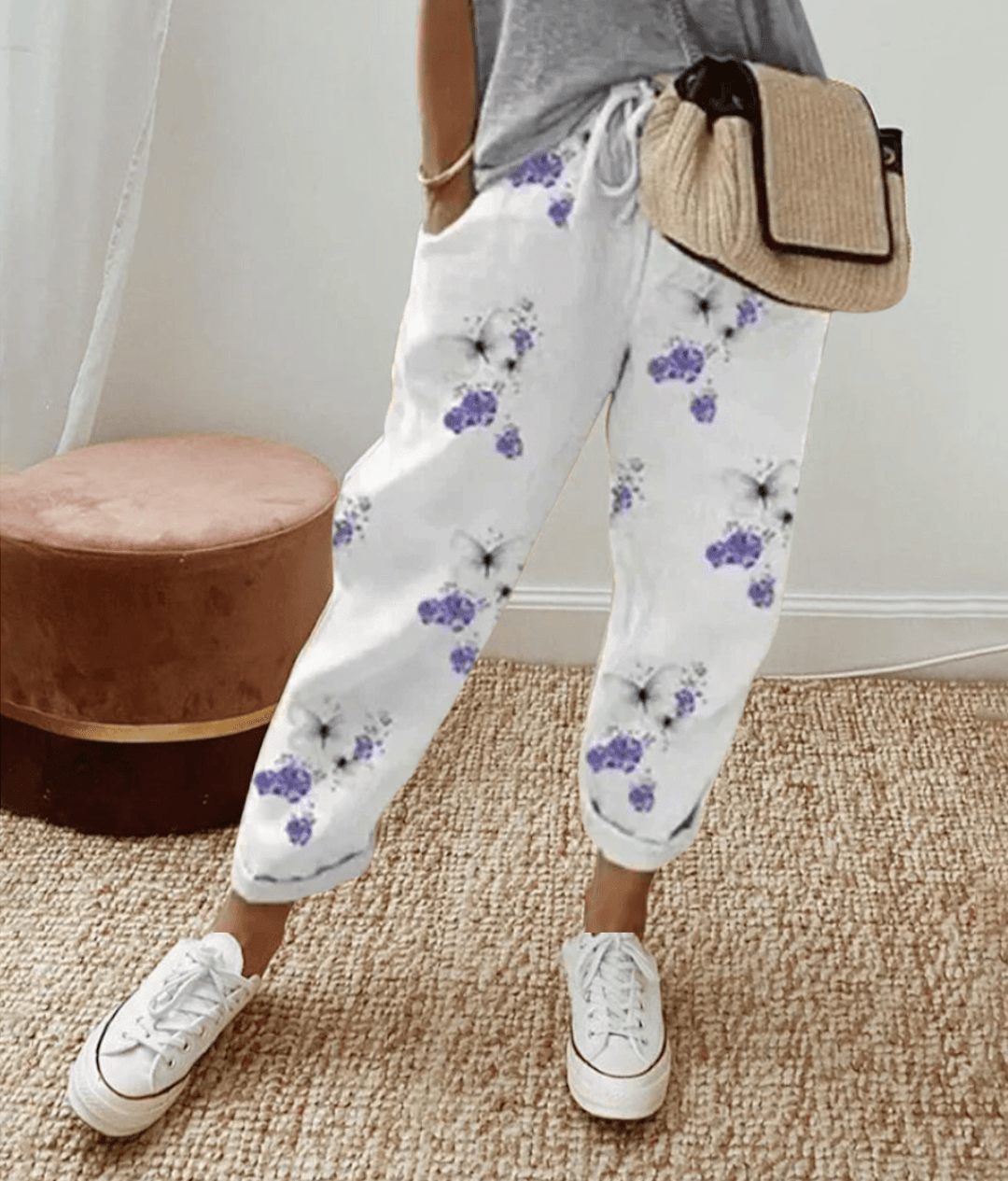 Ava™ - Elegante Hose aus Baumwoll-Leinen