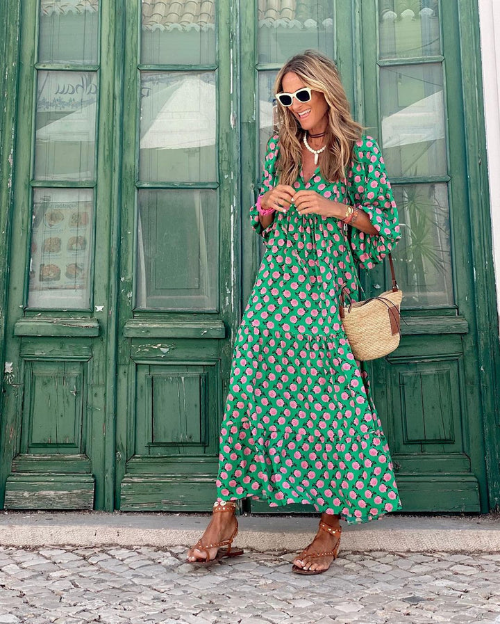 Emily™ - Langes Kleid im Bohemian-Stil: Außergewöhnlicher Komfort, großartiger Stil