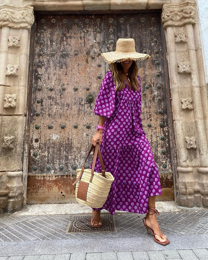 Emily™ - Langes Kleid im Bohemian-Stil: Außergewöhnlicher Komfort, großartiger Stil