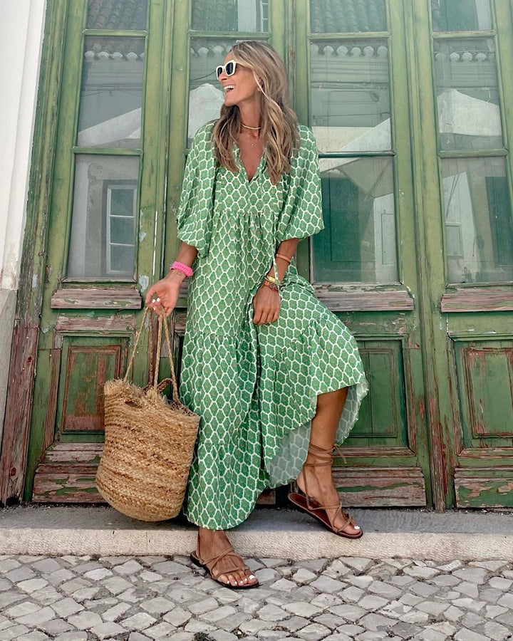 Emily™ - Langes Kleid im Bohemian-Stil: Außergewöhnlicher Komfort, großartiger Stil