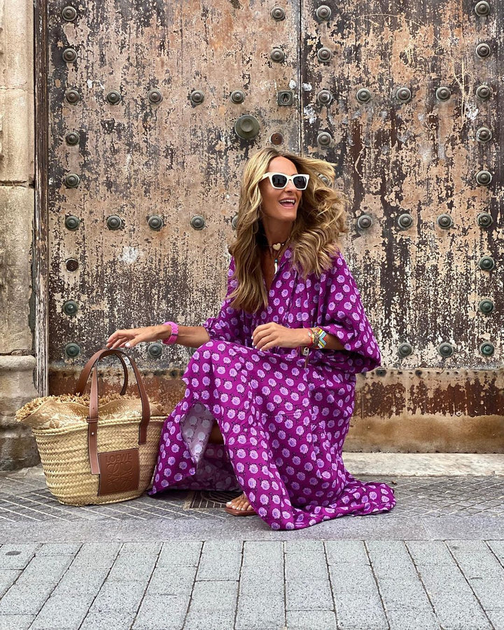 Emily™ - Langes Kleid im Bohemian-Stil: Außergewöhnlicher Komfort, großartiger Stil