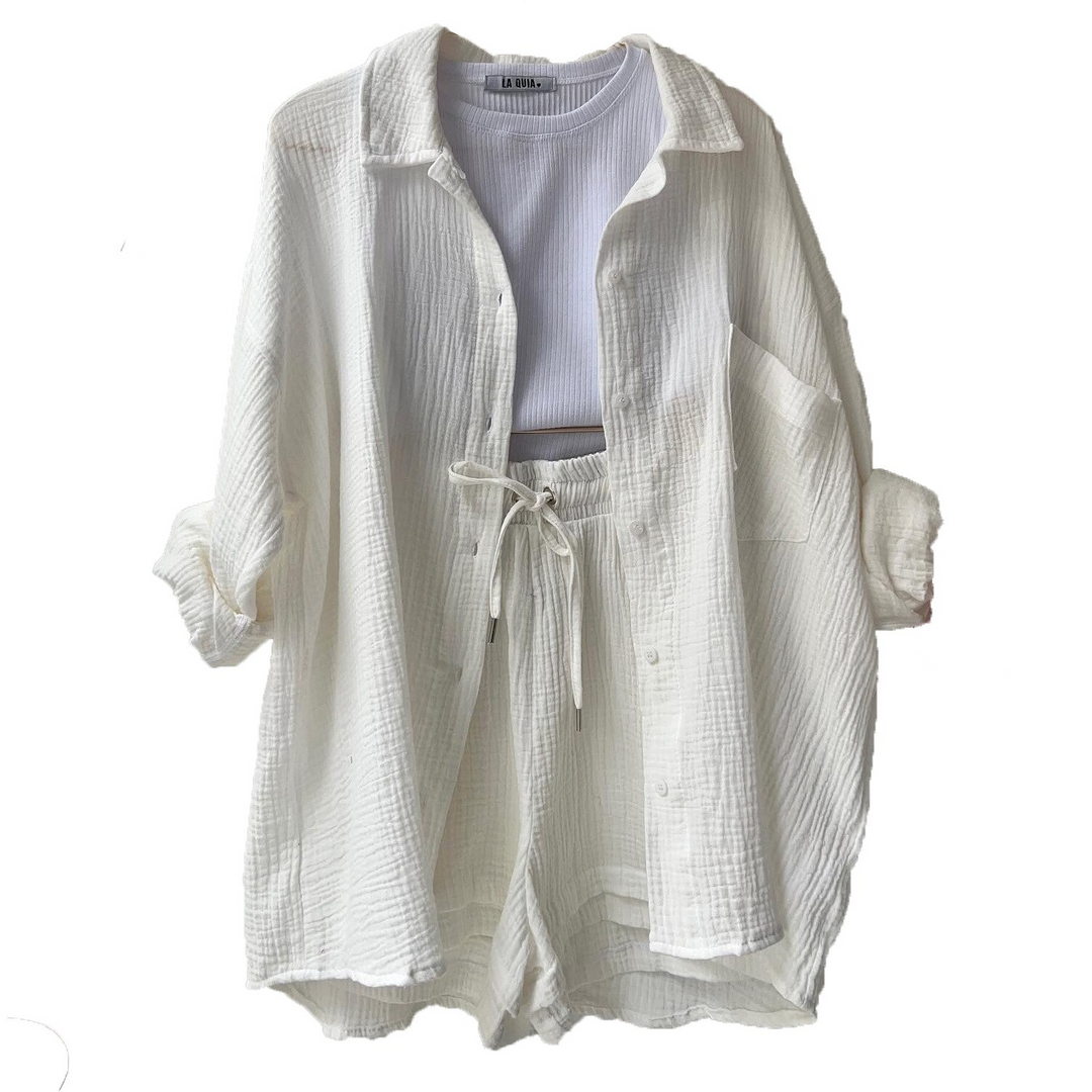 Chloe™ - Lässiges Baumwoll-Loungewear-Set