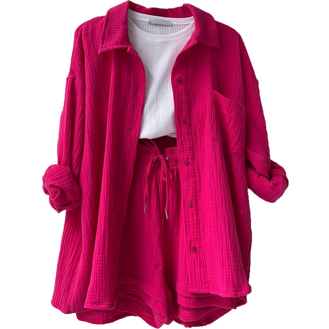 Chloe™ - Lässiges Baumwoll-Loungewear-Set