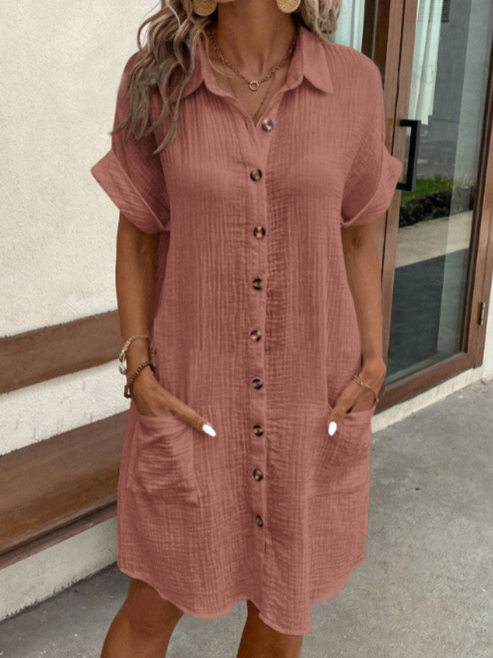 Lena™ | Sommerkleid mit Kragen